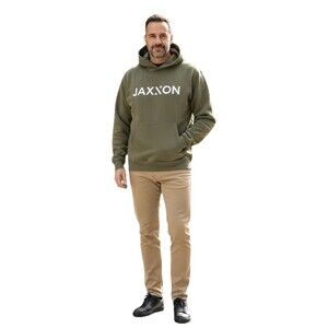 Jaxxon Men’s 2XL Heavy Weight Hoodie Army Green Olive Kangaroo Pockets Pullover